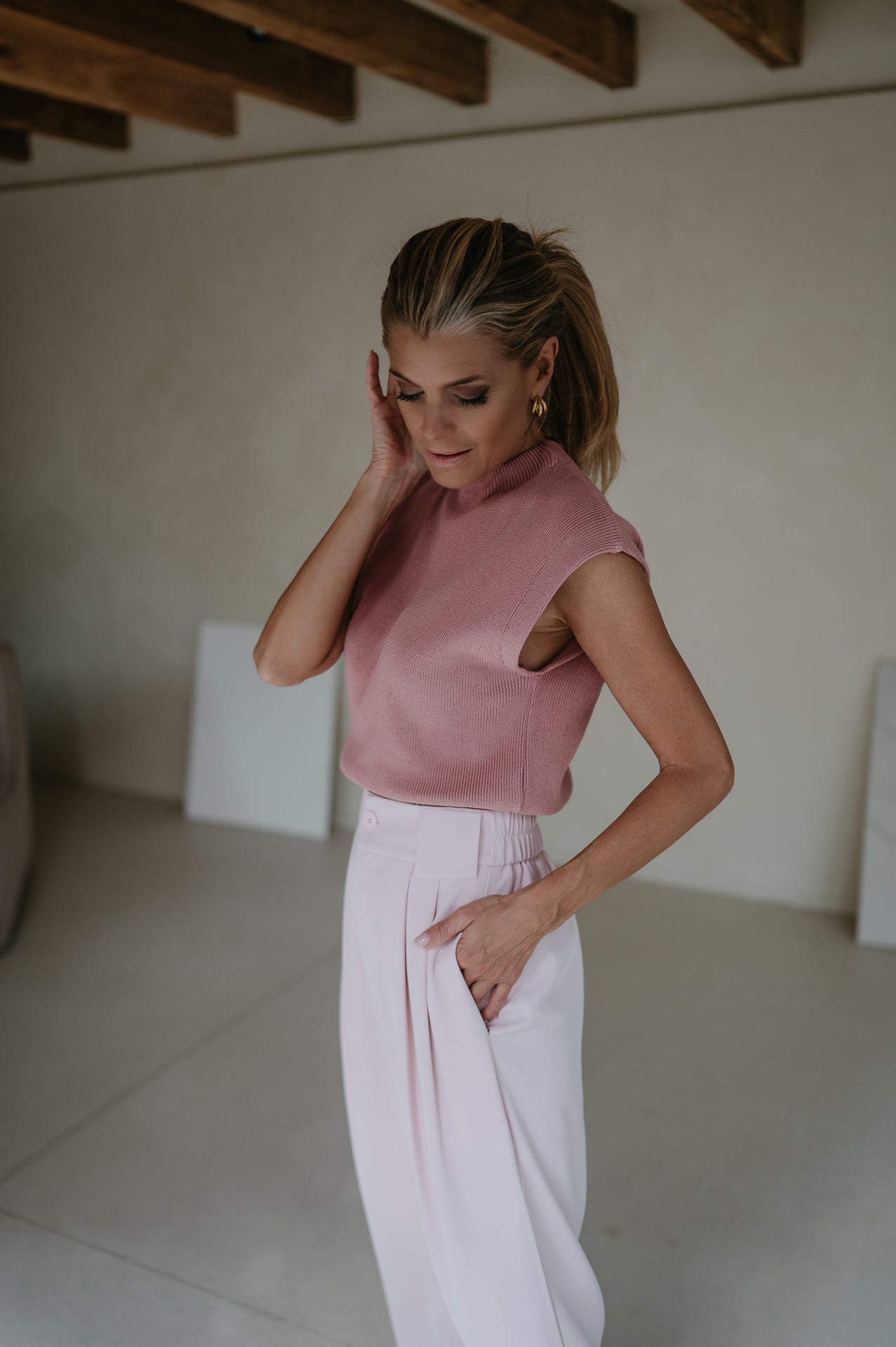 Velando top I Old Rose - Wild Souls by JV® - Tops