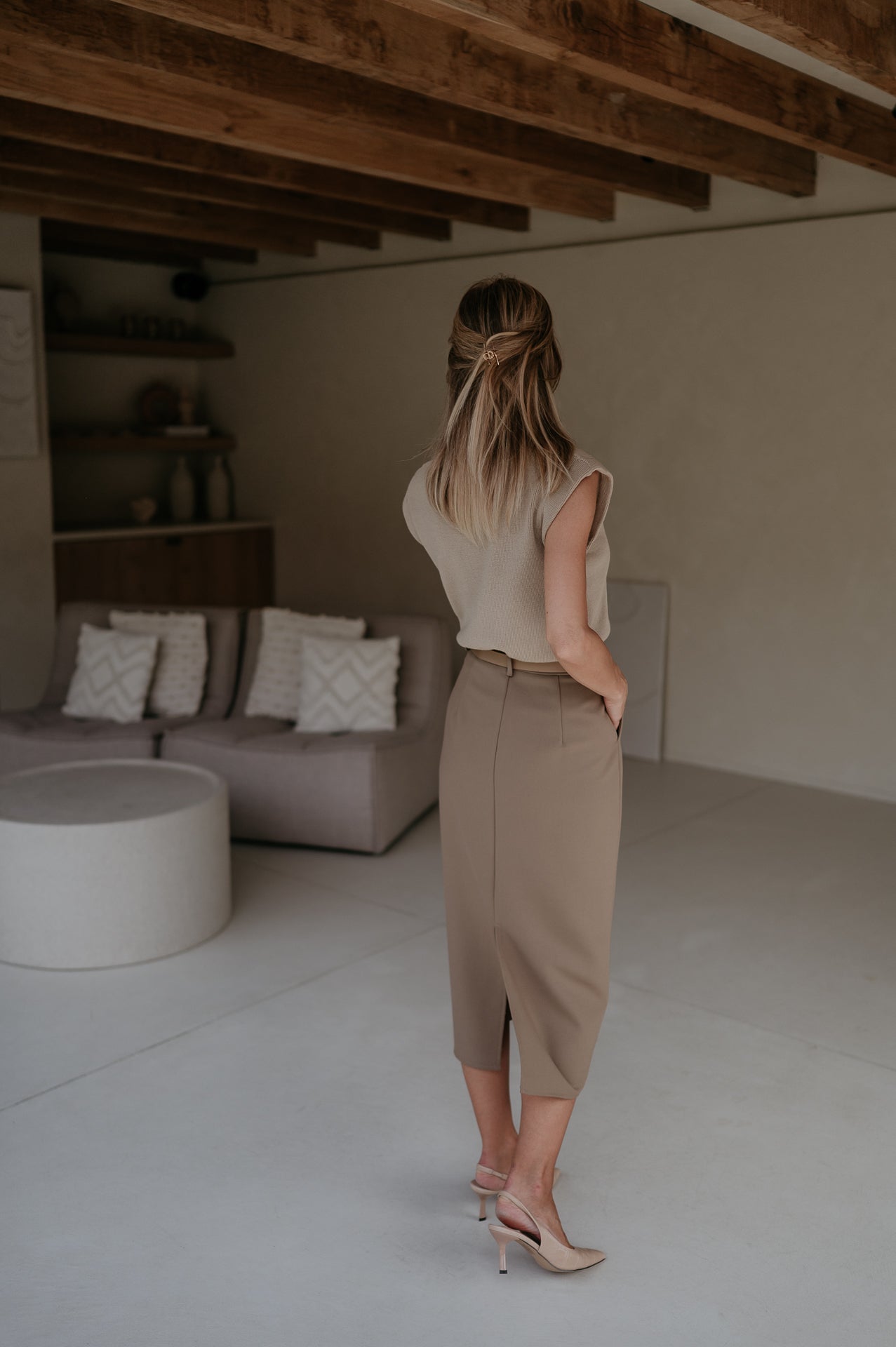 Velando top I Taupe - Wild Souls by JV® - Tops