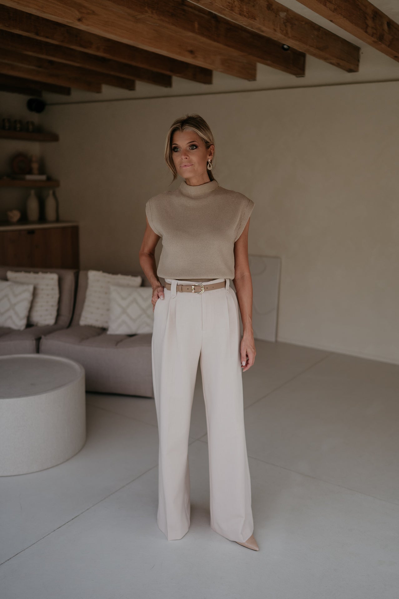 Velando top I Taupe - Wild Souls by JV® - Tops