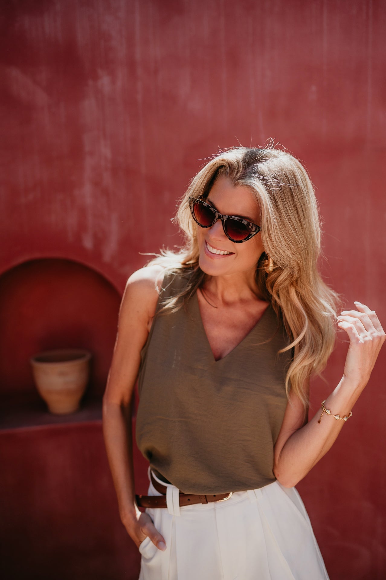 Veliero top I Taupe - Wild Souls by JV® - Tops
