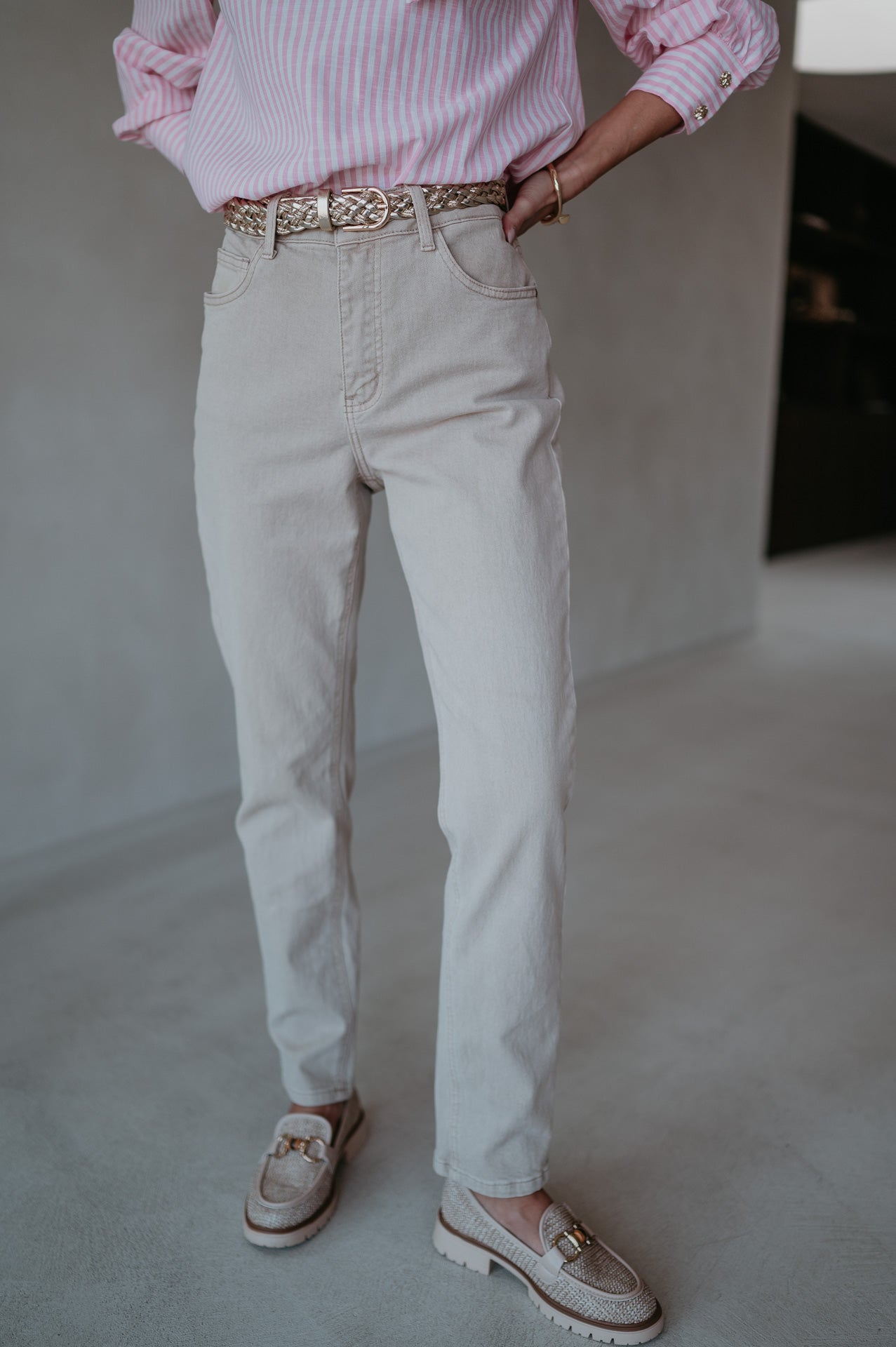 Verido jeans I Beige - Wild Souls by JV® - Jeans