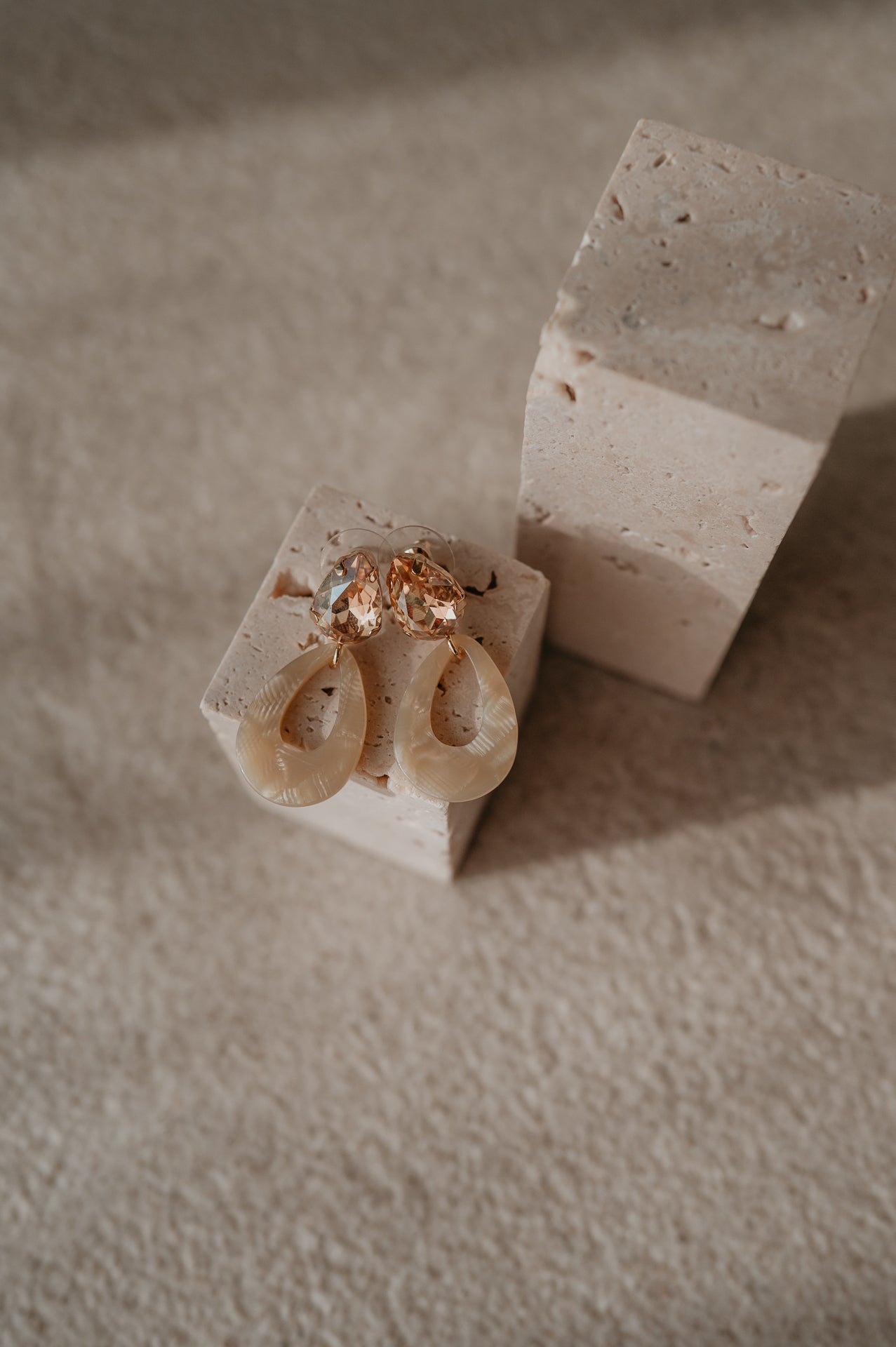 Verme earrings I Beige - Wild Souls by JV® - Earrings