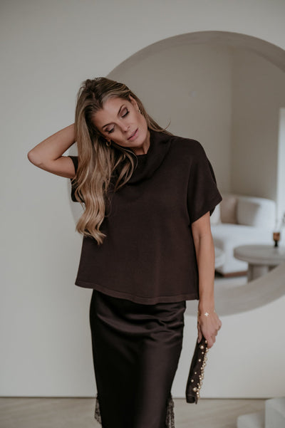 Viluna top I Brown - Wild Souls by JV® - Tops