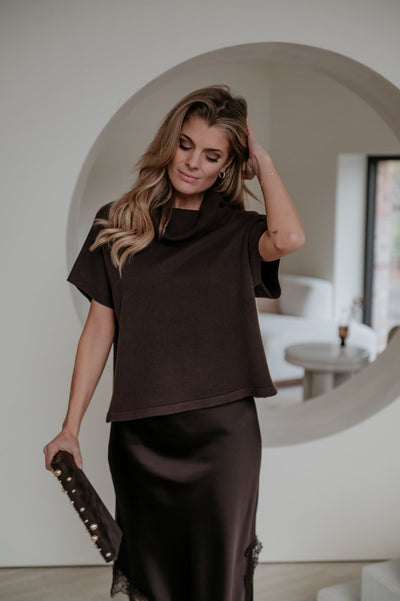 Viluna top I Brown - Wild Souls by JV® - Tops