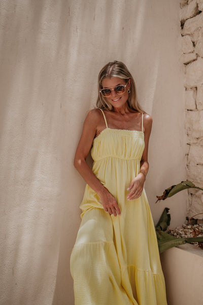 Volata dress I Yellow - Wild Souls by JV® - Dresses
