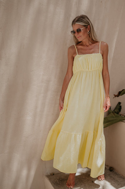 Volata dress I Yellow - Wild Souls by JV® - Dresses