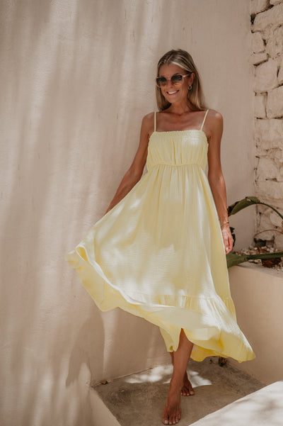 Volata dress I Yellow - Wild Souls by JV® - Dresses