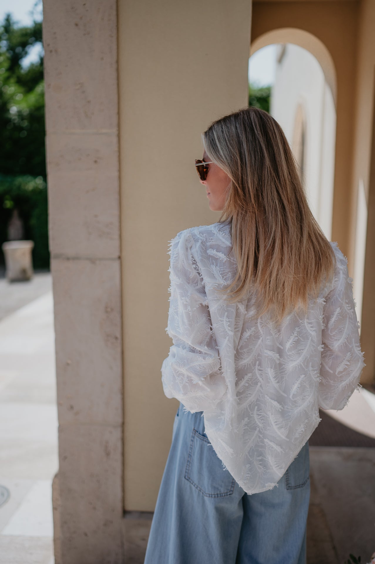 Zampeta blouse I White - Wild Souls by JV® - Blouses