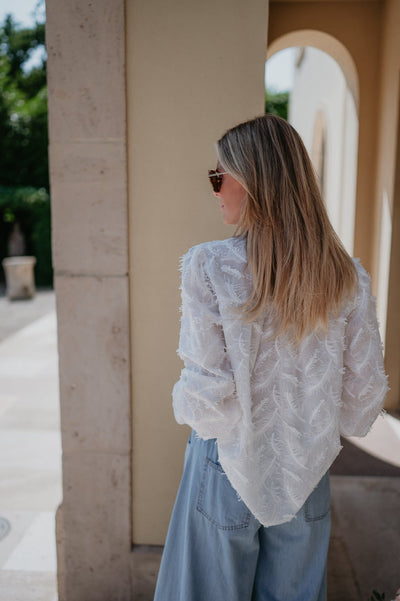 Zampeta blouse I White - Wild Souls by JV® - Blouses