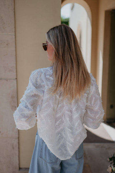 Zampeta blouse I White - Wild Souls by JV® - Blouses