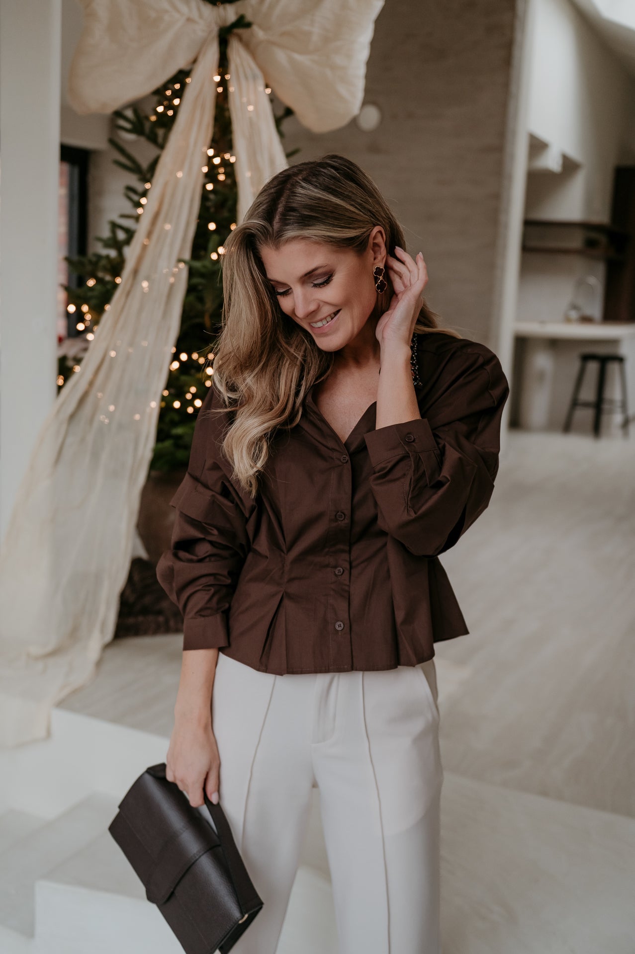 Zendile shirt I Chocolate Brown - Wild Souls by JV® - Shirts