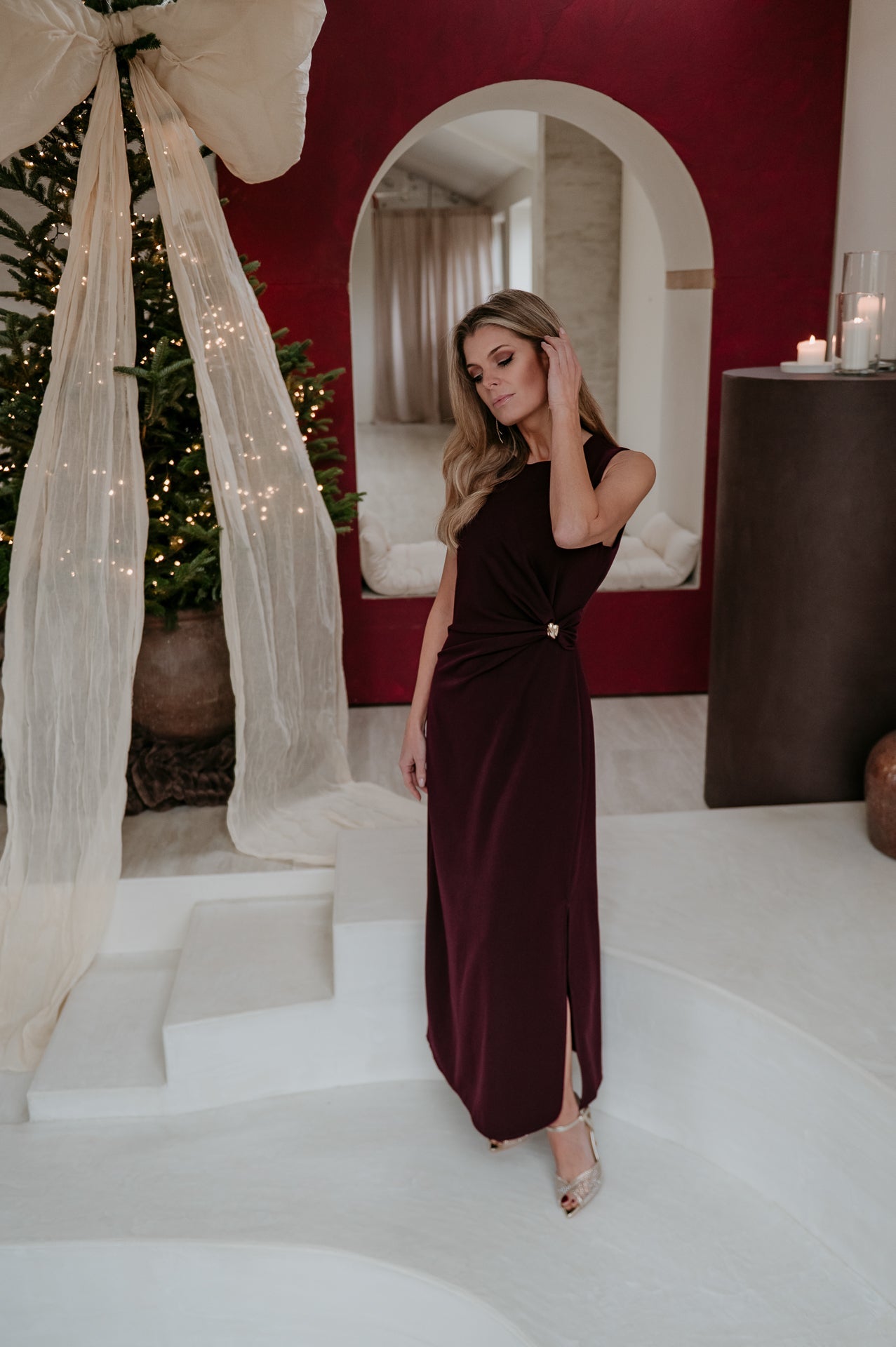 Zine dress I Bordeaux - Wild Souls by JV® - Dresses