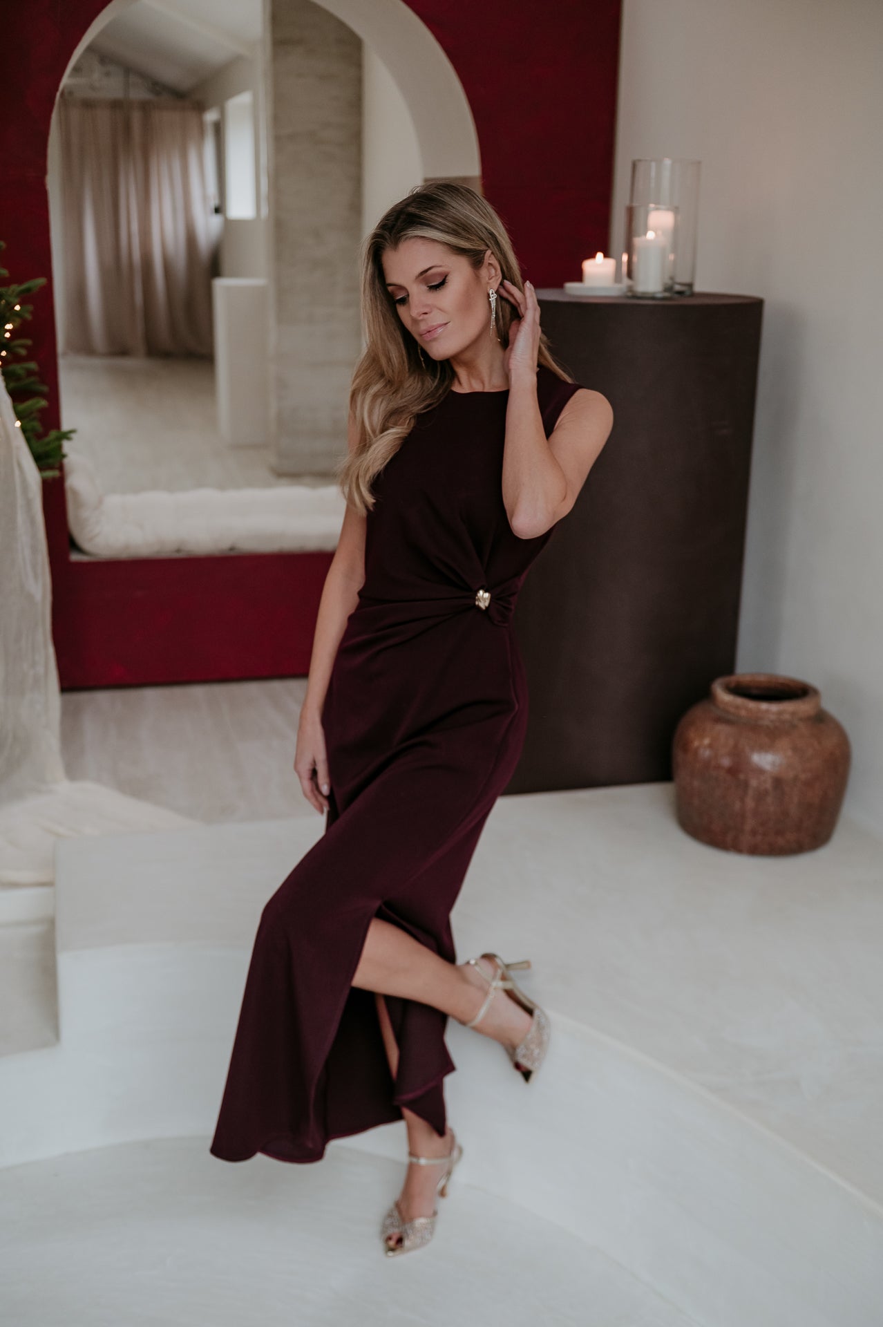 Zine dress I Bordeaux - Wild Souls by JV® - Dresses