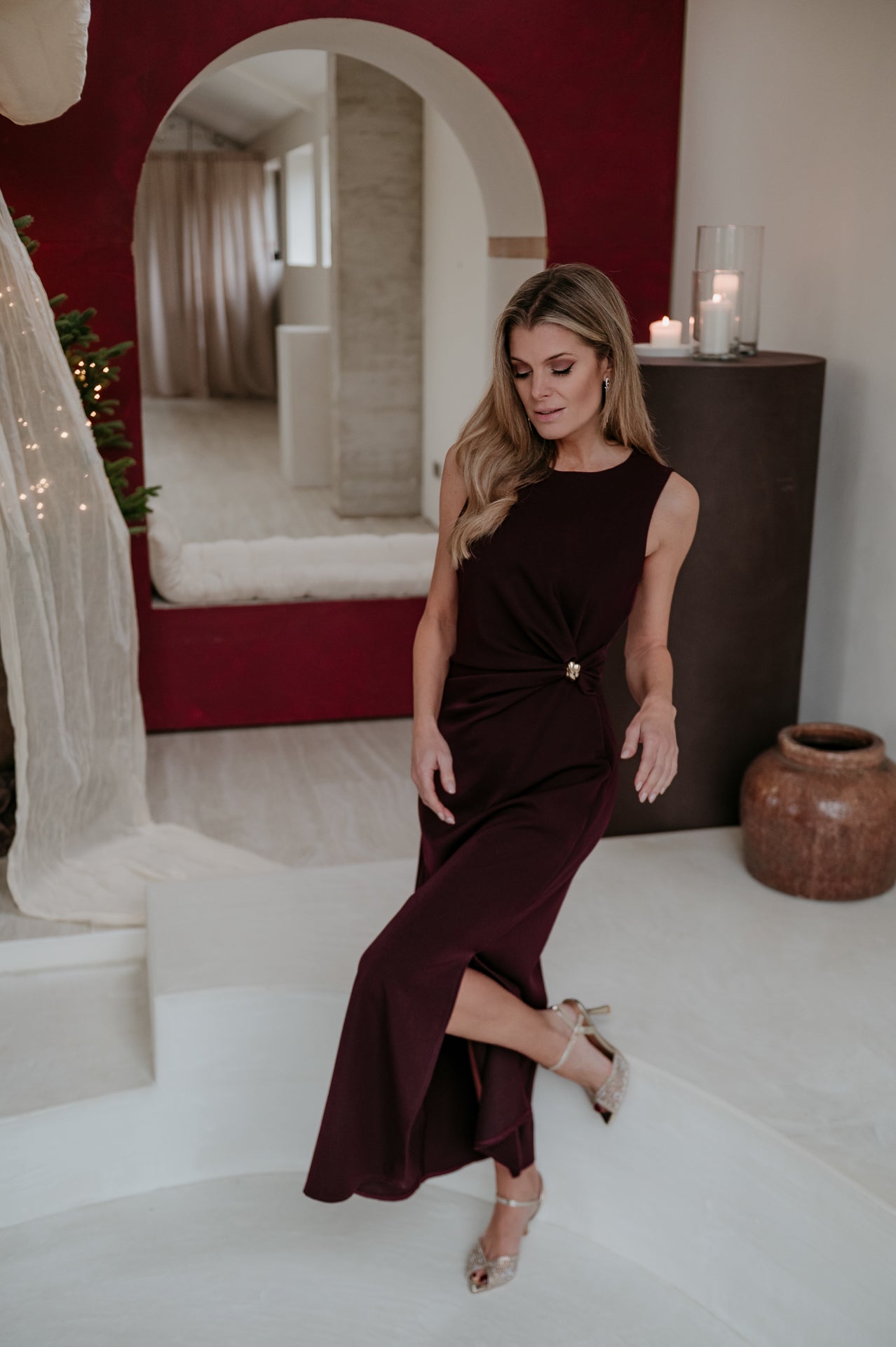 Zine dress I Bordeaux - Wild Souls by JV® - Dresses