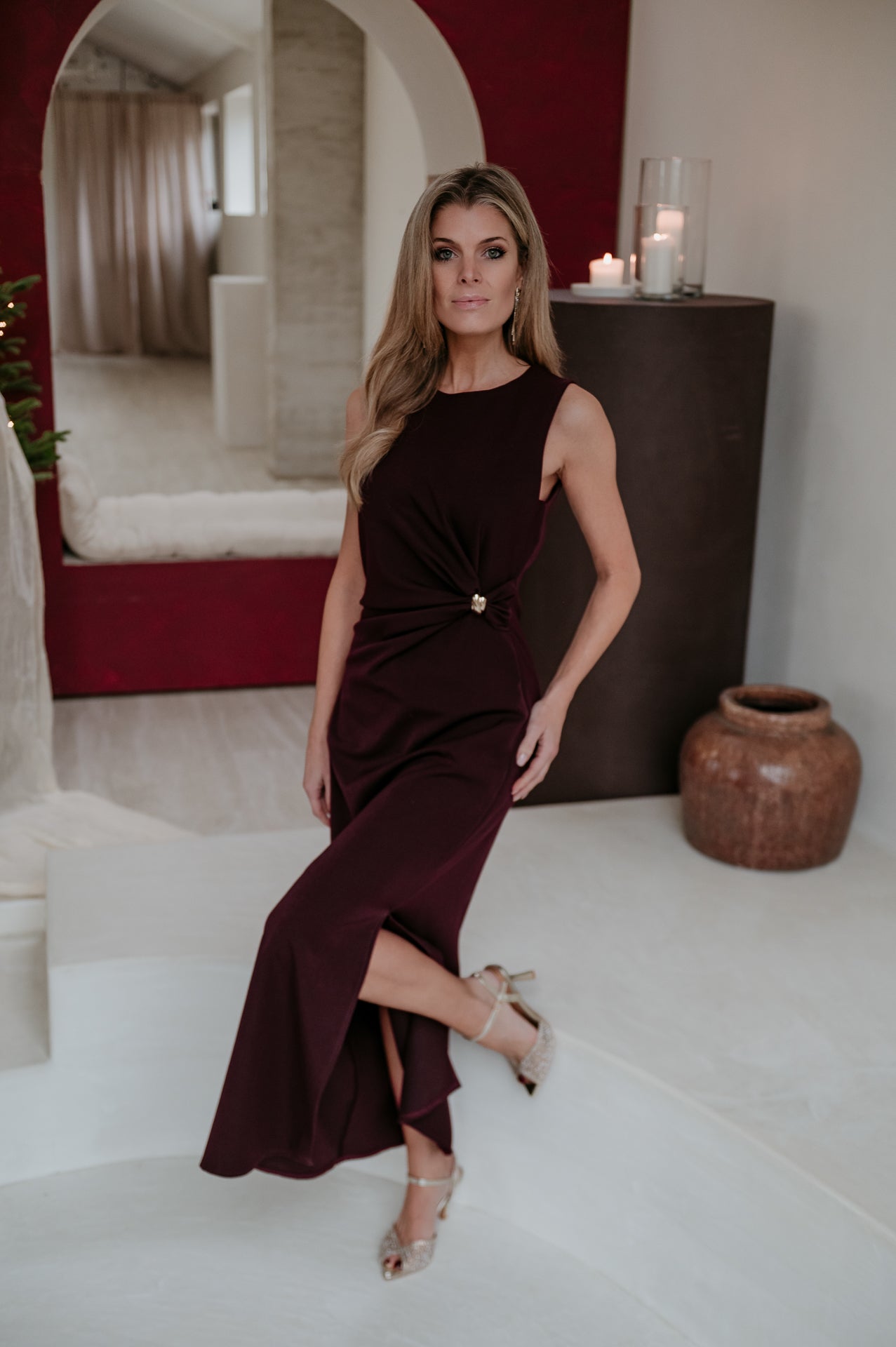 Zine dress I Bordeaux - Wild Souls by JV® - Dresses