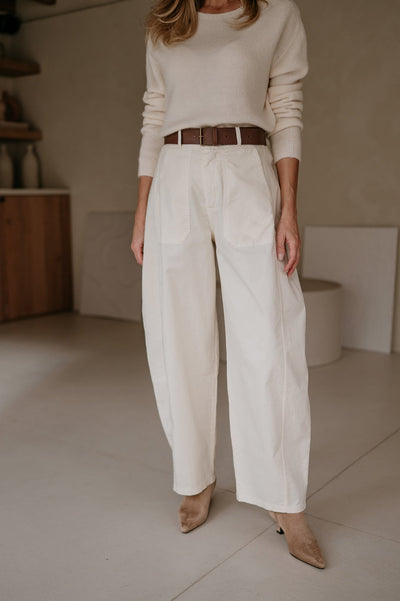Zingarata trouser I Ecru - Wild Souls by JV® - Jeans