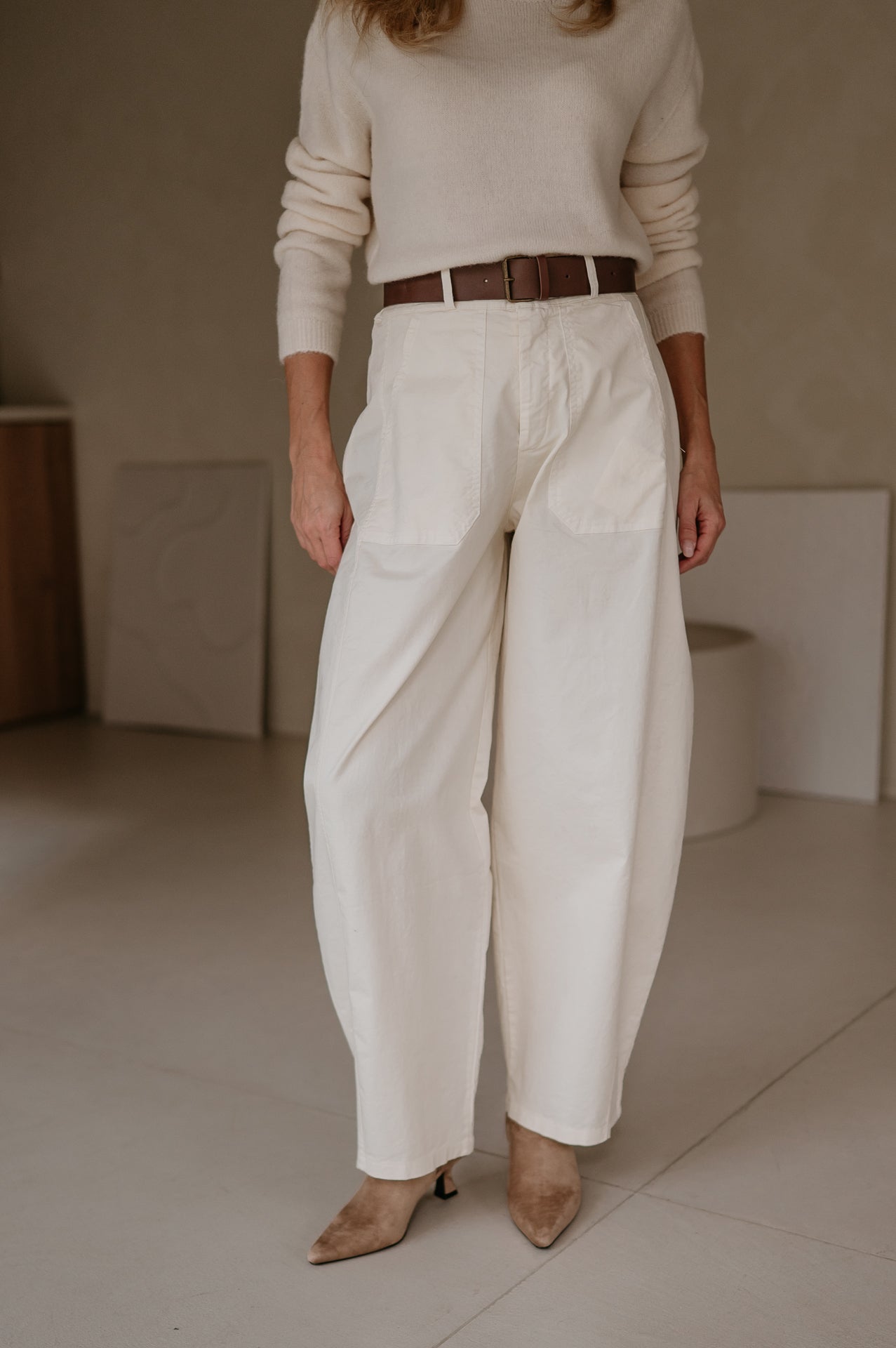 Zingarata trouser I Ecru - Wild Souls by JV® - Jeans