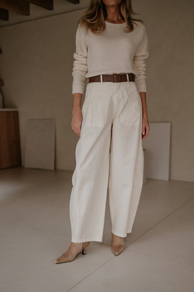 Zingarata trouser I Ecru - Wild Souls by JV® - Jeans