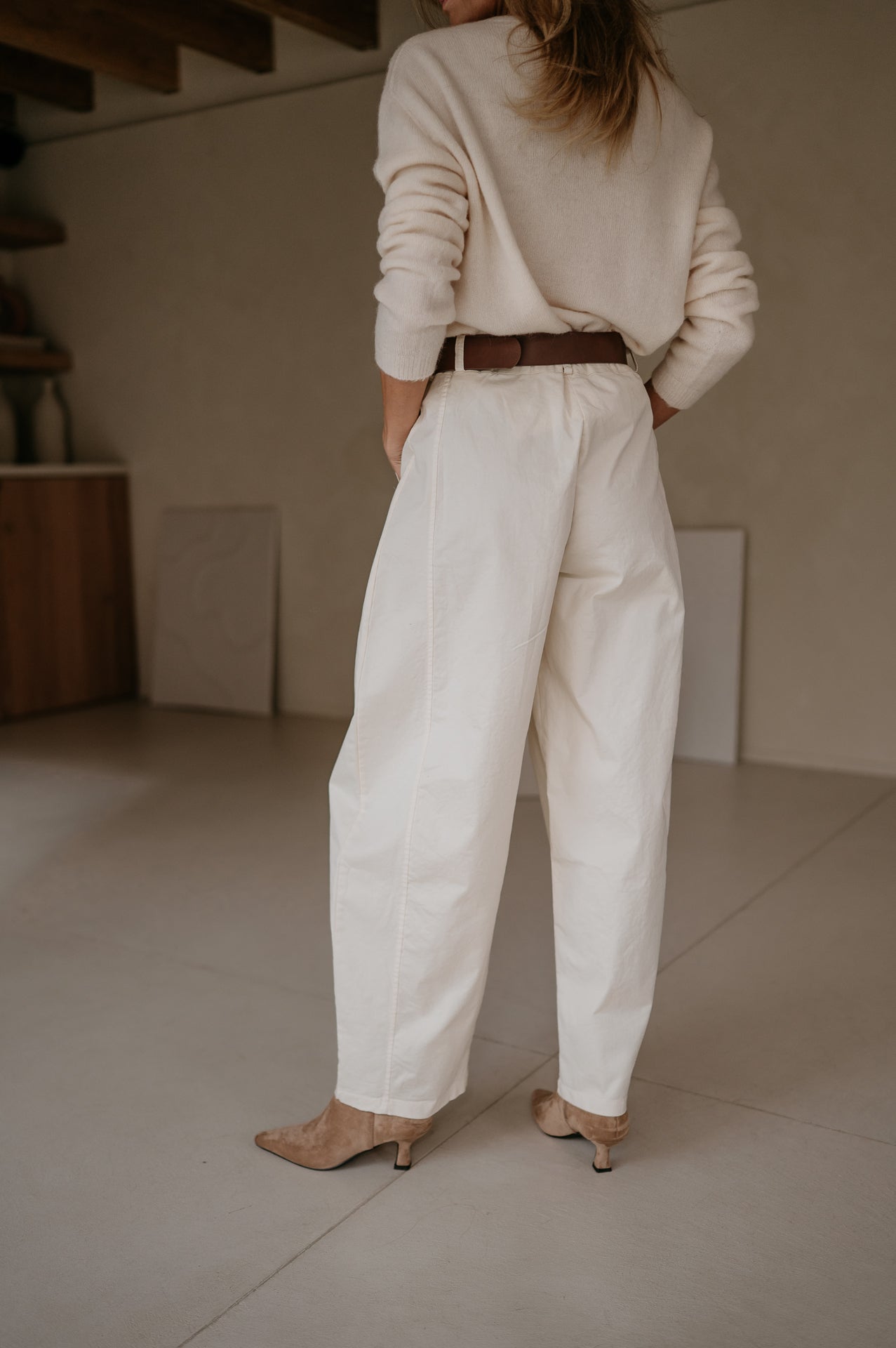 Zingarata trouser I Ecru - Wild Souls by JV® - Jeans
