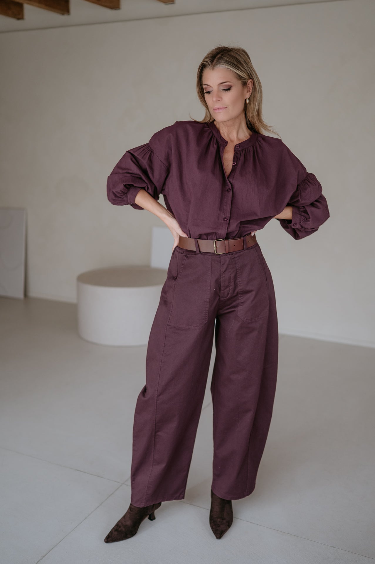Zingarata trousers I Burgundy - Wild Souls by JV® - Jeans