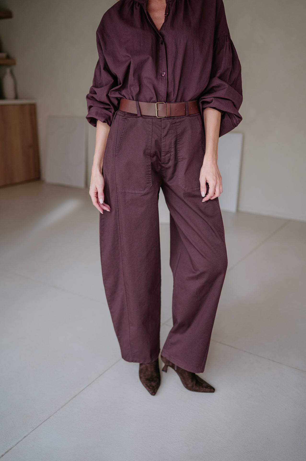 Zingarata trousers I Burgundy - Wild Souls by JV® - Jeans