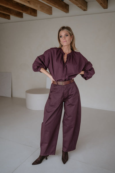 Zingarata trousers I Burgundy - Wild Souls by JV® - Jeans