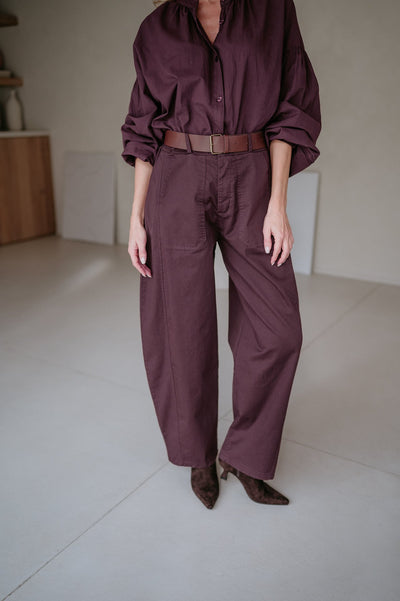 Zingarata trousers I Burgundy - Wild Souls by JV® - Jeans