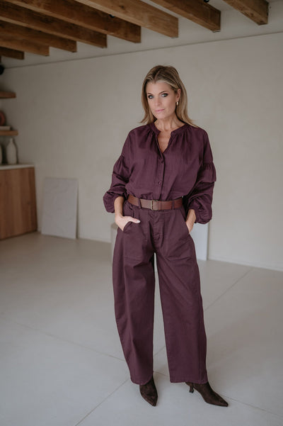 Zingarata trousers I Burgundy - Wild Souls by JV® - Jeans