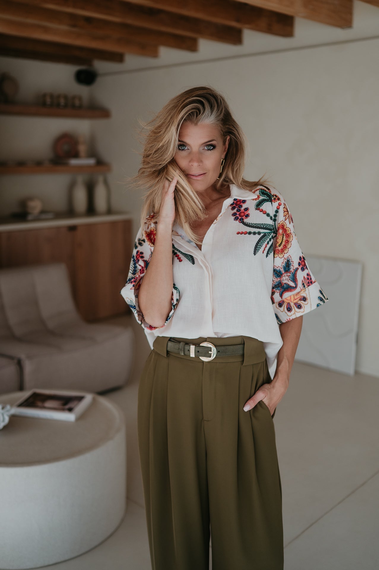 Zittiri blouse I Ecru - Wild Souls by JV® - Blouses