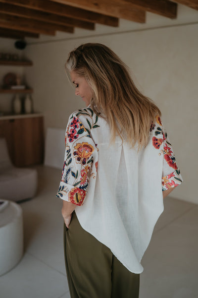 Zittiri blouse I Ecru - Wild Souls by JV® - Blouses