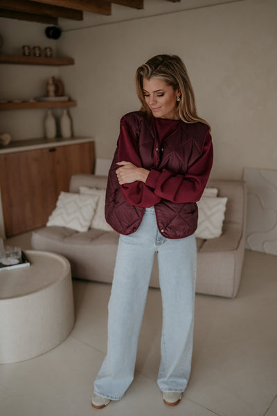 Zizzo gilet I Burgundy - Wild Souls by JV® - Gilets