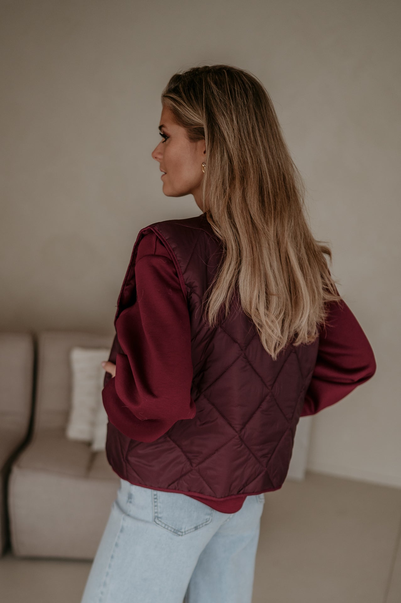 Zizzo gilet I Burgundy - Wild Souls by JV® - Gilets