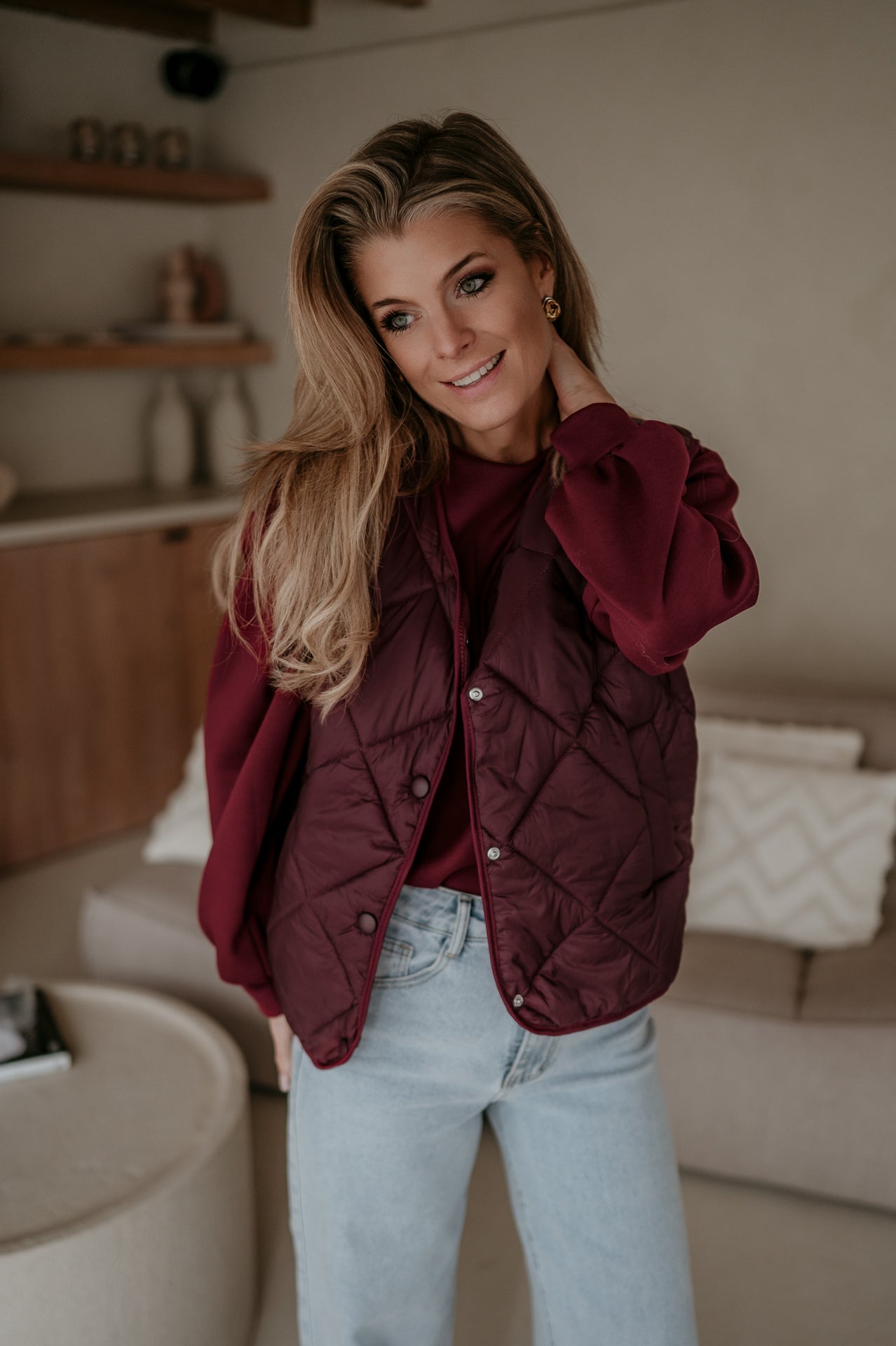 Zizzo gilet I Burgundy - Wild Souls by JV® - Gilets