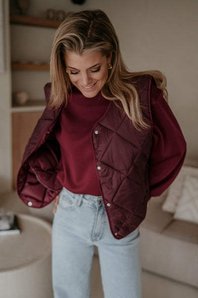 Zizzo gilet I Burgundy - Wild Souls by JV® - Gilets