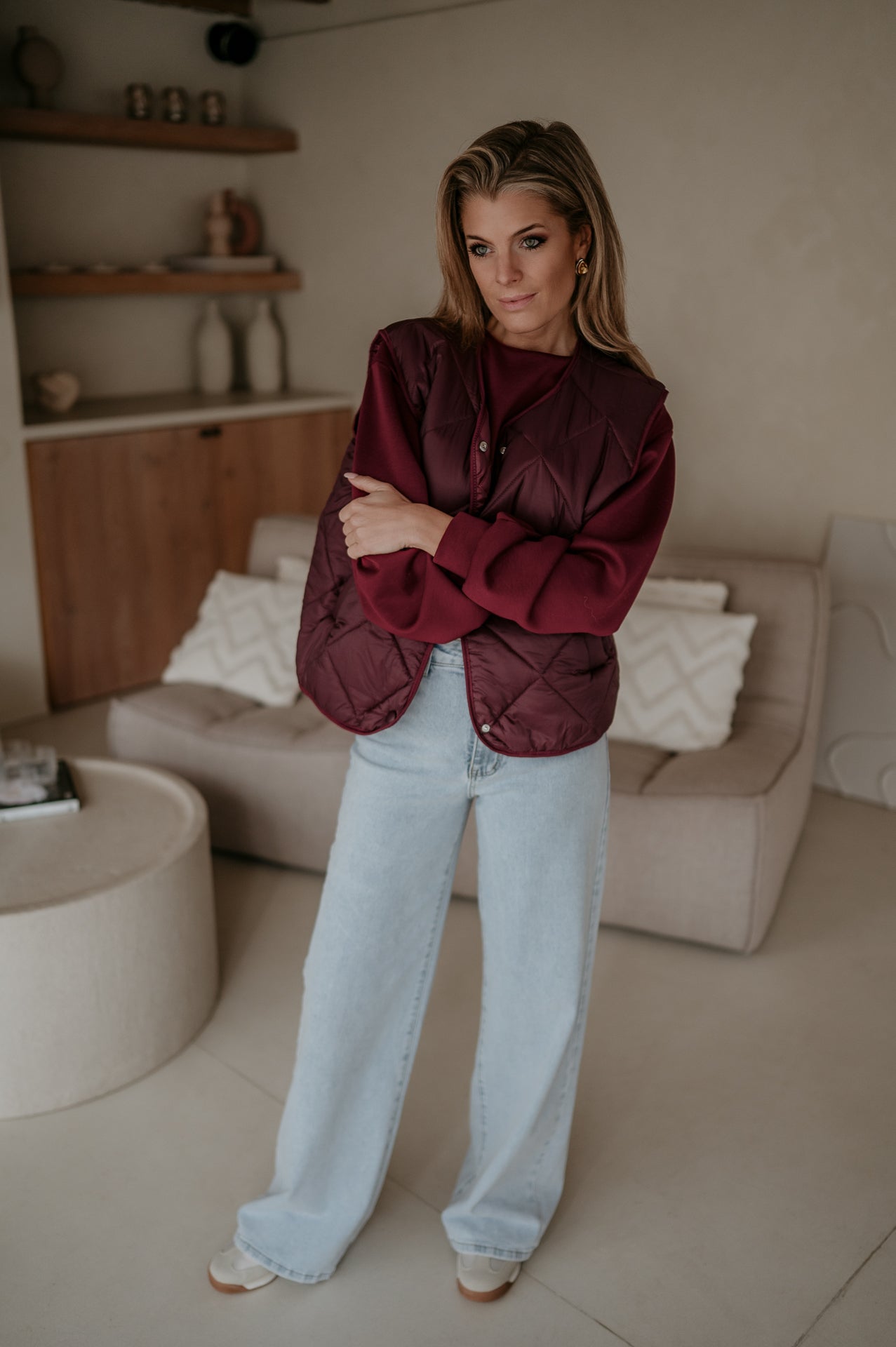 Zizzo gilet I Burgundy - Wild Souls by JV® - Gilets