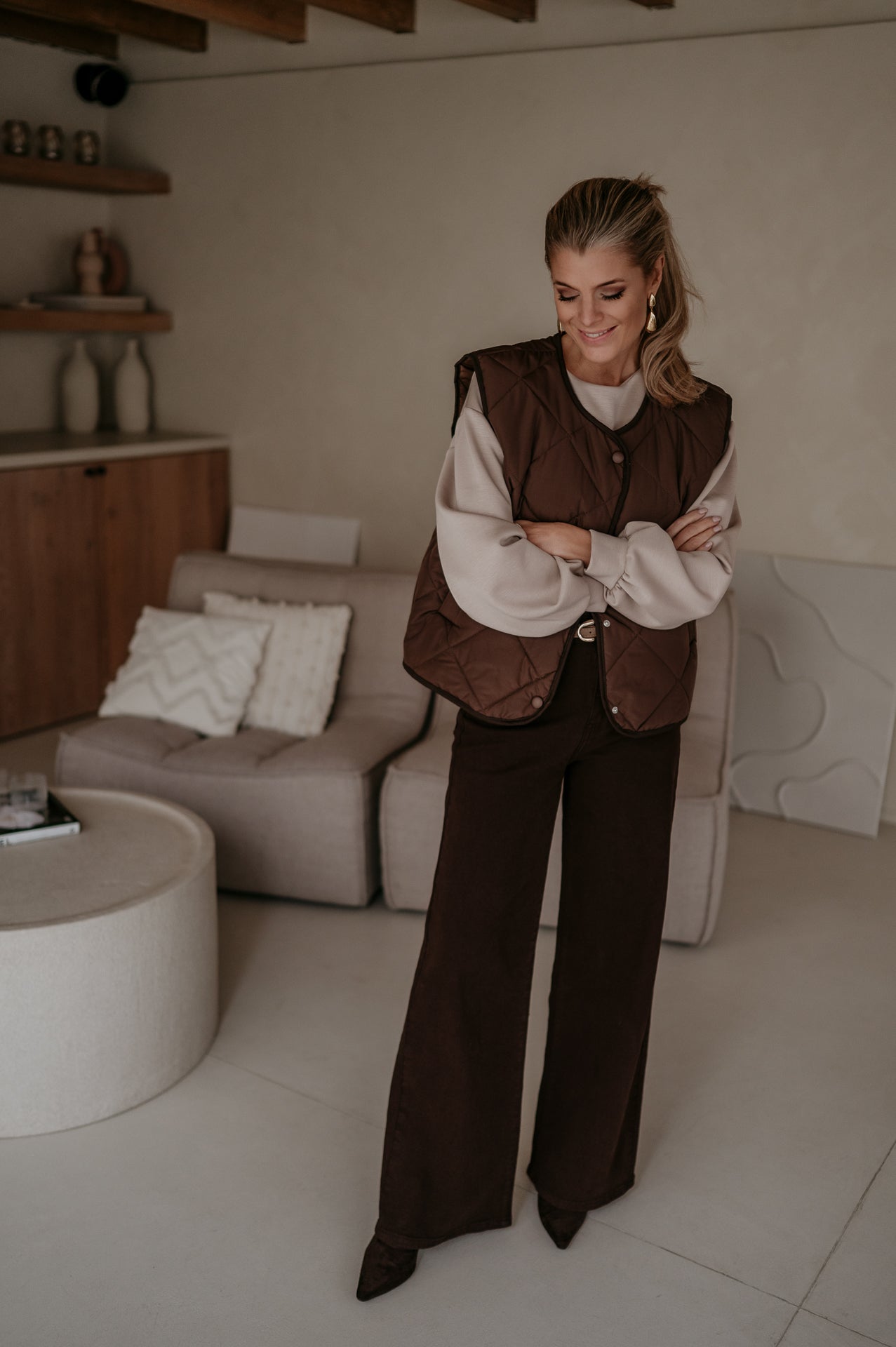 Zizzo gilet I Chocolate Brown - Wild Souls by JV® - Gilets