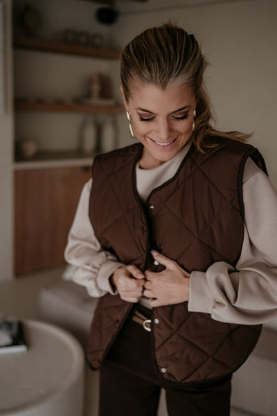 Zizzo gilet I Chocolate Brown - Wild Souls by JV® - Gilets