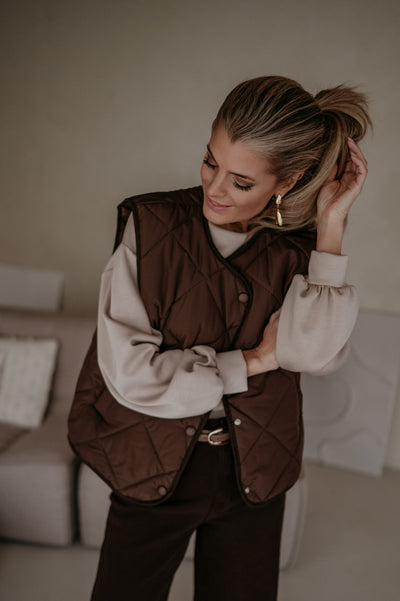 Zizzo gilet I Chocolate Brown - Wild Souls by JV® - Gilets