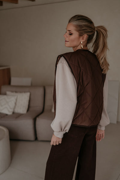 Zizzo gilet I Chocolate Brown - Wild Souls by JV® - Gilets