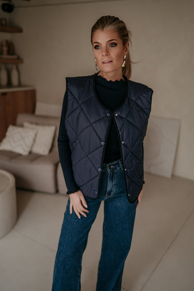 Zizzo gilet I Navy Blue - Wild Souls by JV® - Gilets