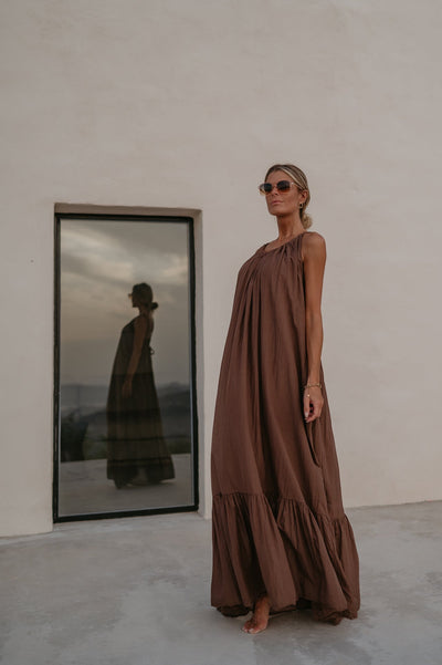 Zocoolo dress I Chocolate Brown - Wild Souls by JV® - Dresses