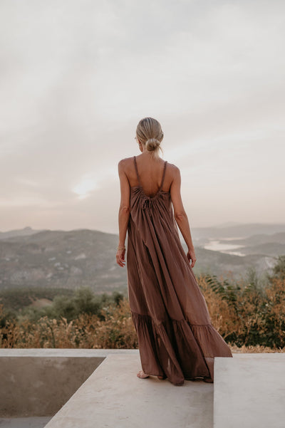 Zocoolo dress I Chocolate Brown - Wild Souls by JV® - Dresses