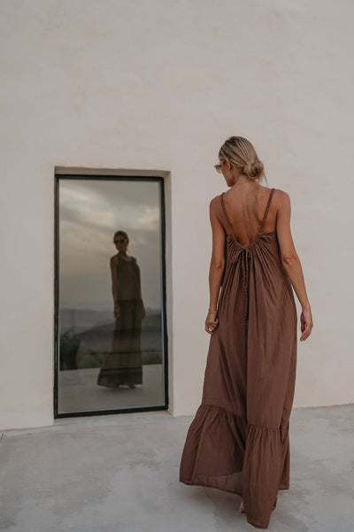 Zocoolo dress I Chocolate Brown - Wild Souls by JV® - Dresses
