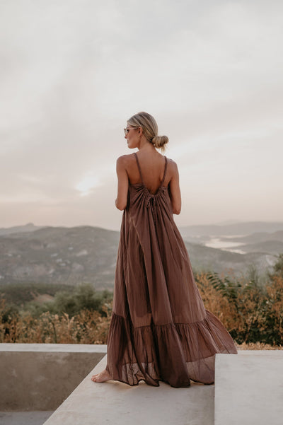 Zocoolo dress I Chocolate Brown - Wild Souls by JV® - Dresses