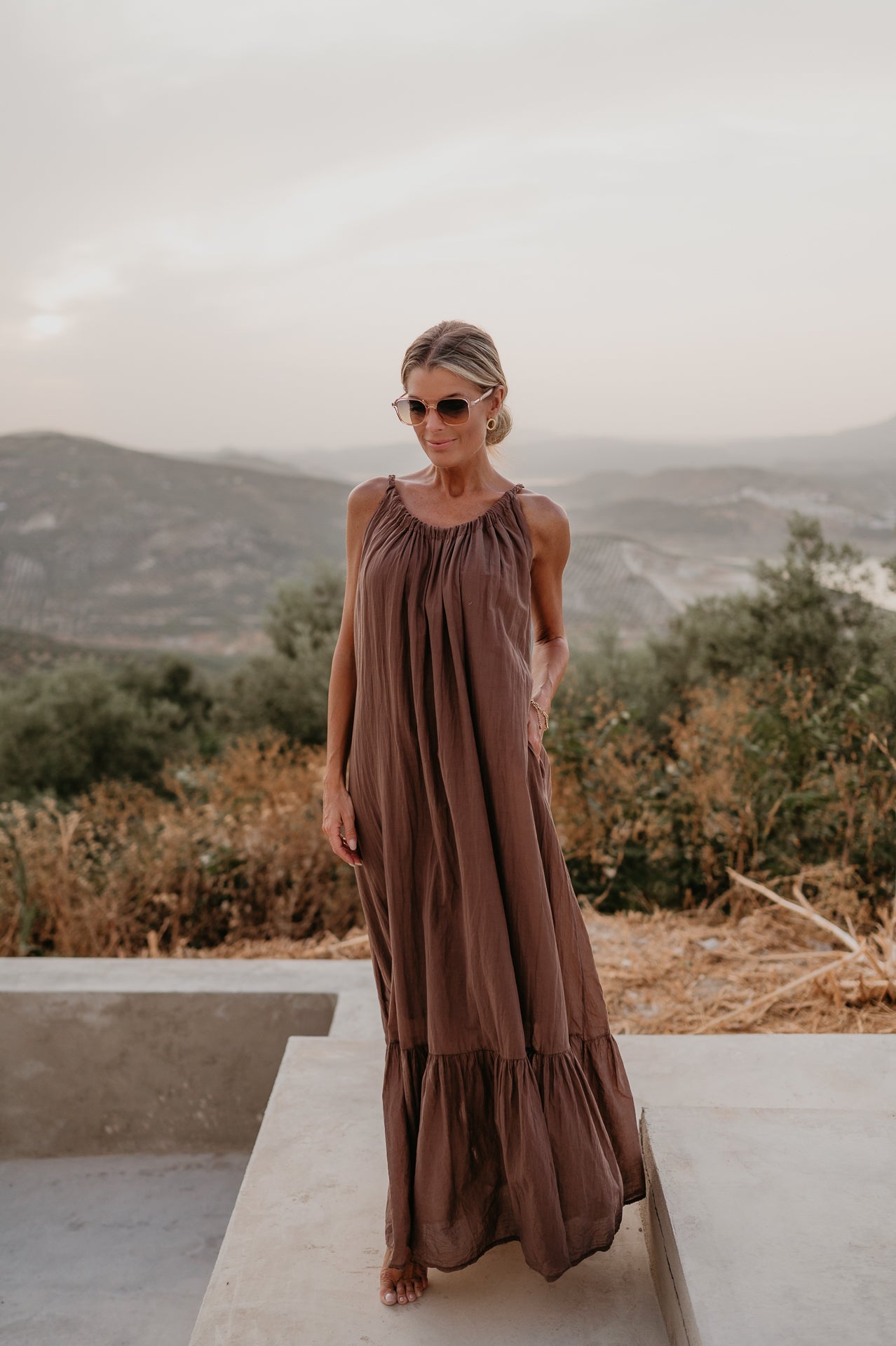 Zocoolo dress I Chocolate Brown - Wild Souls by JV® - Dresses