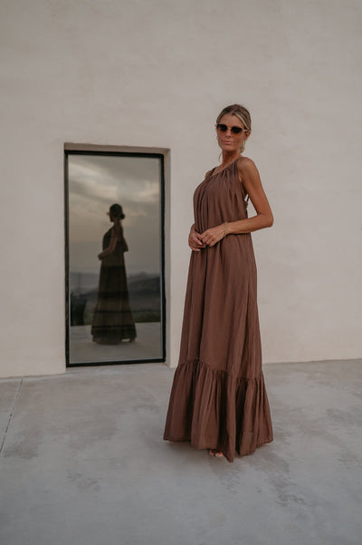Zocoolo dress I Chocolate Brown - Wild Souls by JV® - Dresses