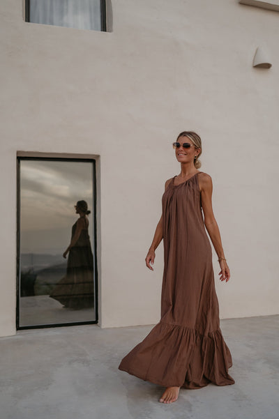 Zocoolo dress I Chocolate Brown - Wild Souls by JV® - Dresses