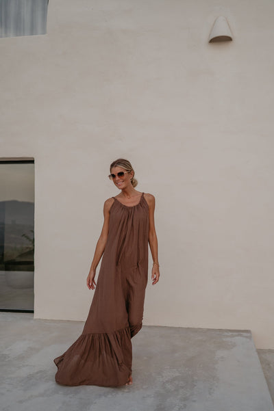Zocoolo dress I Chocolate Brown - Wild Souls by JV® - Dresses