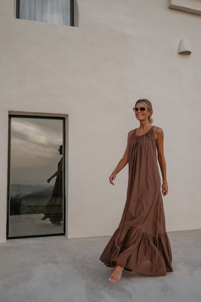 Zocoolo dress I Chocolate Brown - Wild Souls by JV® - Dresses