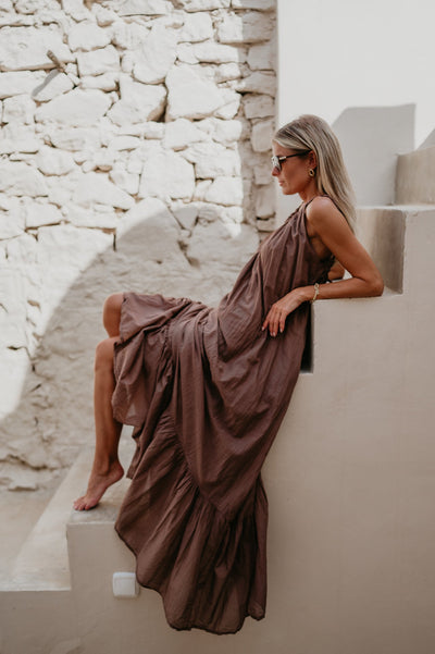 Zocoolo dress I Chocolate Brown - Wild Souls by JV® - Dresses
